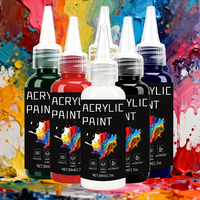 Resin Pigment Set - Acrylic Paint Set 6 Colors 50ml