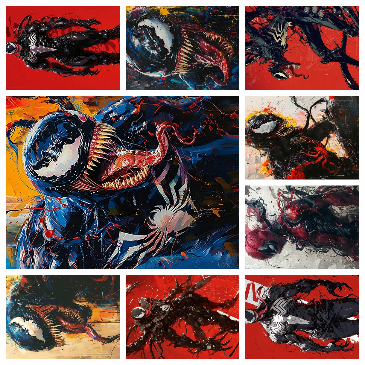 Anime Marvel venom spider-man  - Resin Craft Supplies ulasan dan harga