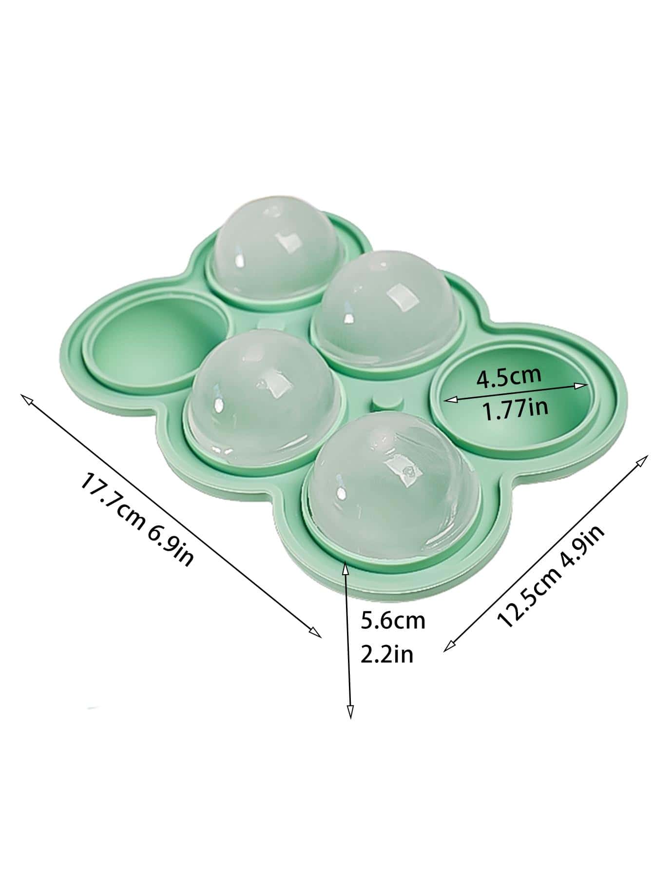 1pc Silicone 6-Cavity Ice Ball - Silicone Mold Tray ulasan dan harga