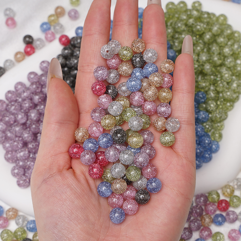 8/10mm Resins Round Shaped Bea - Resin Craft Material ulasan dan harga