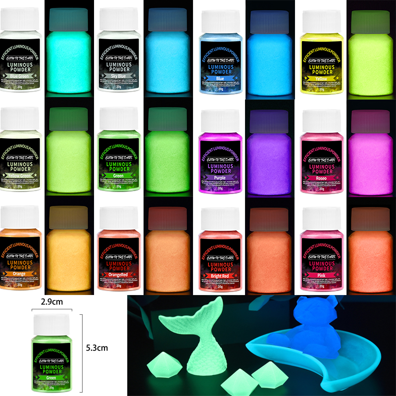 20g Long Lasting Bright Lumino - Resin Pigment Set ulasan dan harga