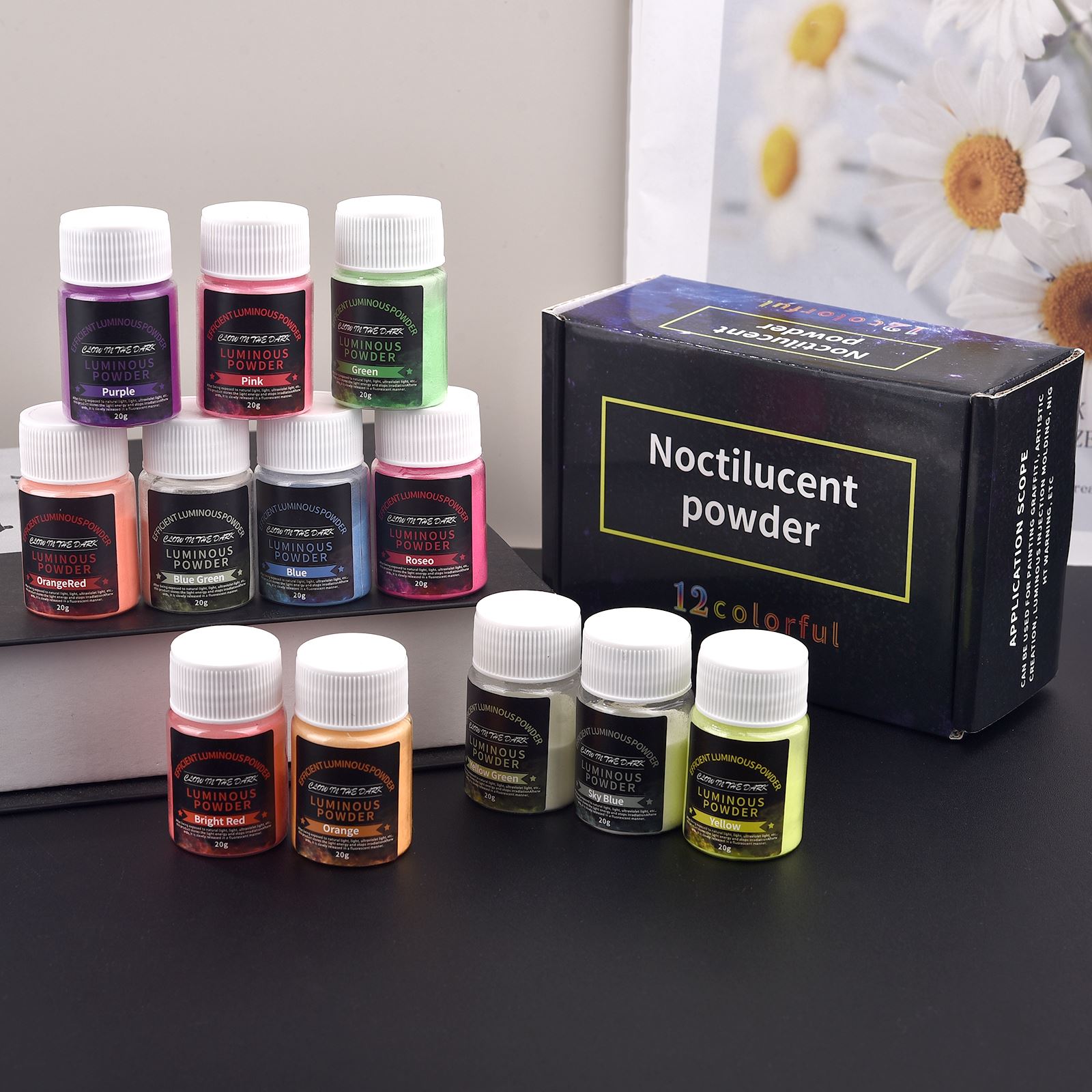 20g Long Lasting Bright Lumino - Resin Pigment Set ulasan dan harga