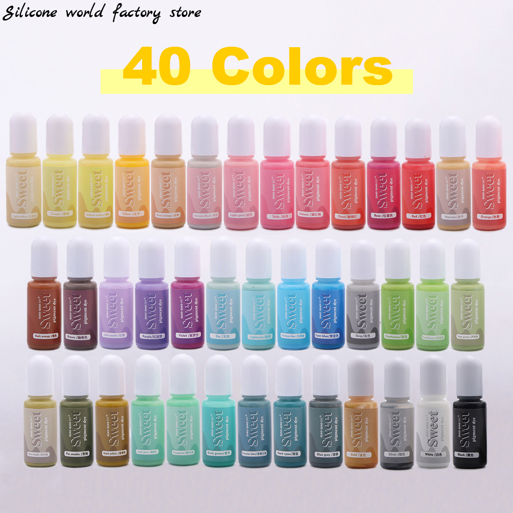 Silicone world 10ML Solid Colo - Resin Dye Alcohol ulasan dan harga