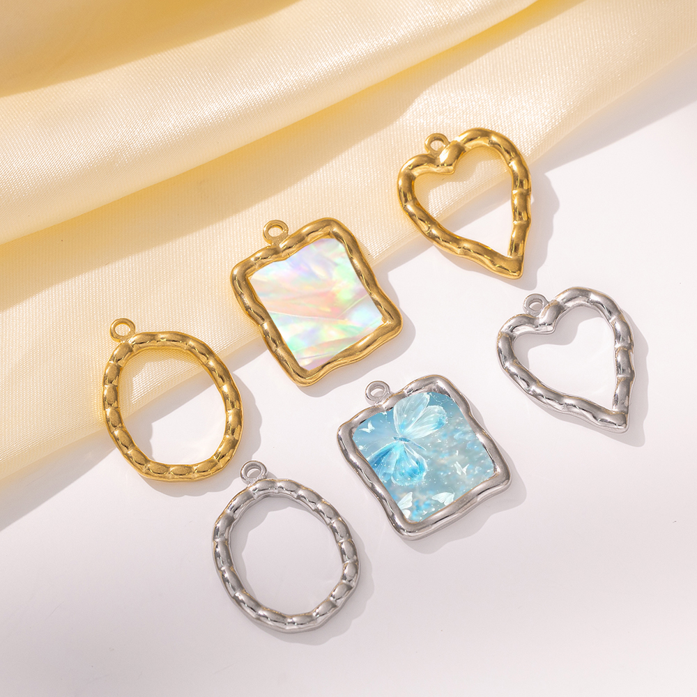 5pcs Stainless Steel Heart Rou - Resin Craft Material ulasan dan harga