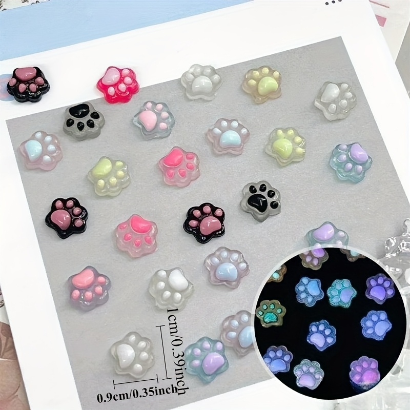 100 pieces luminous resin cat' - Resin Crafts ulasan dan harga