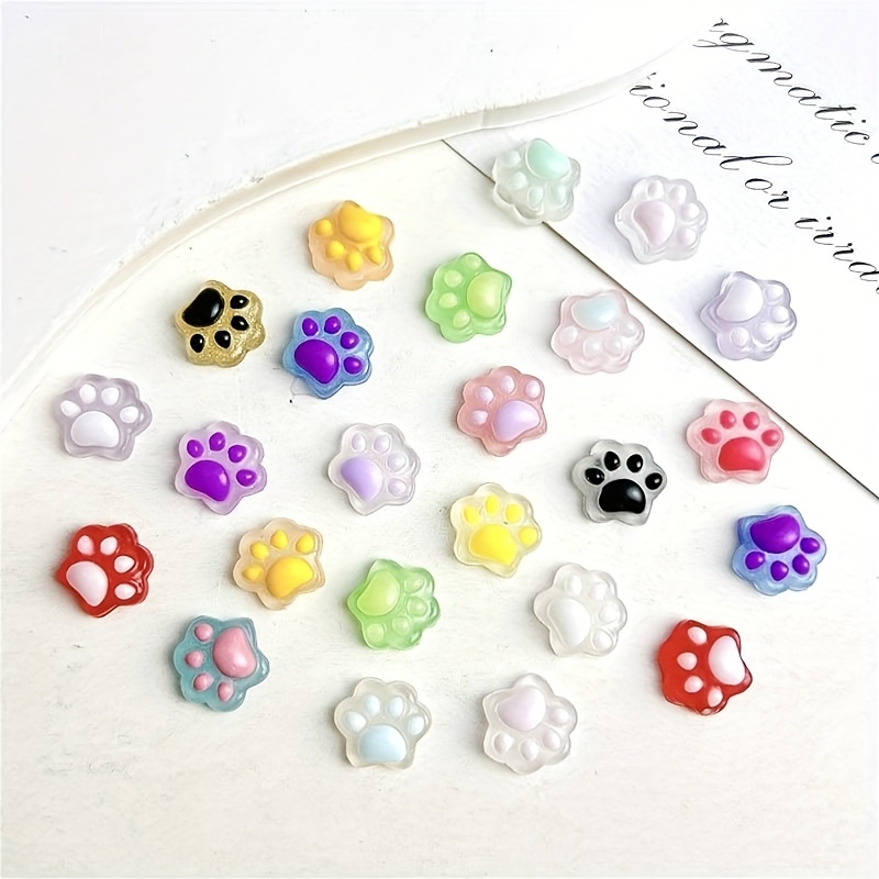 100 pieces luminous resin cat' - Resin Crafts ulasan dan harga