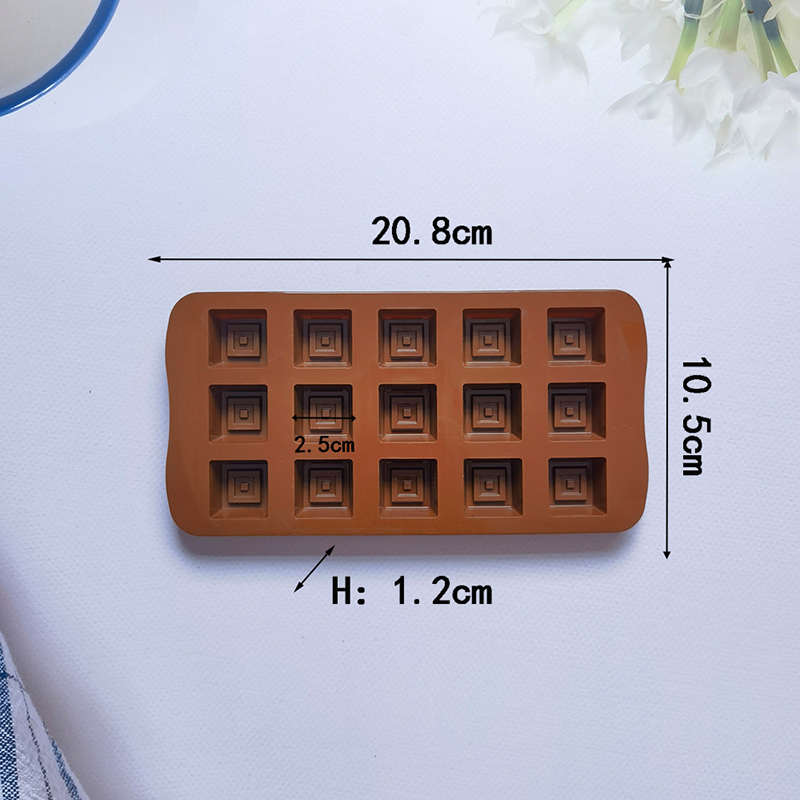 Classical Chocolate Mold Squar - Silicone Mold Tray ulasan dan harga