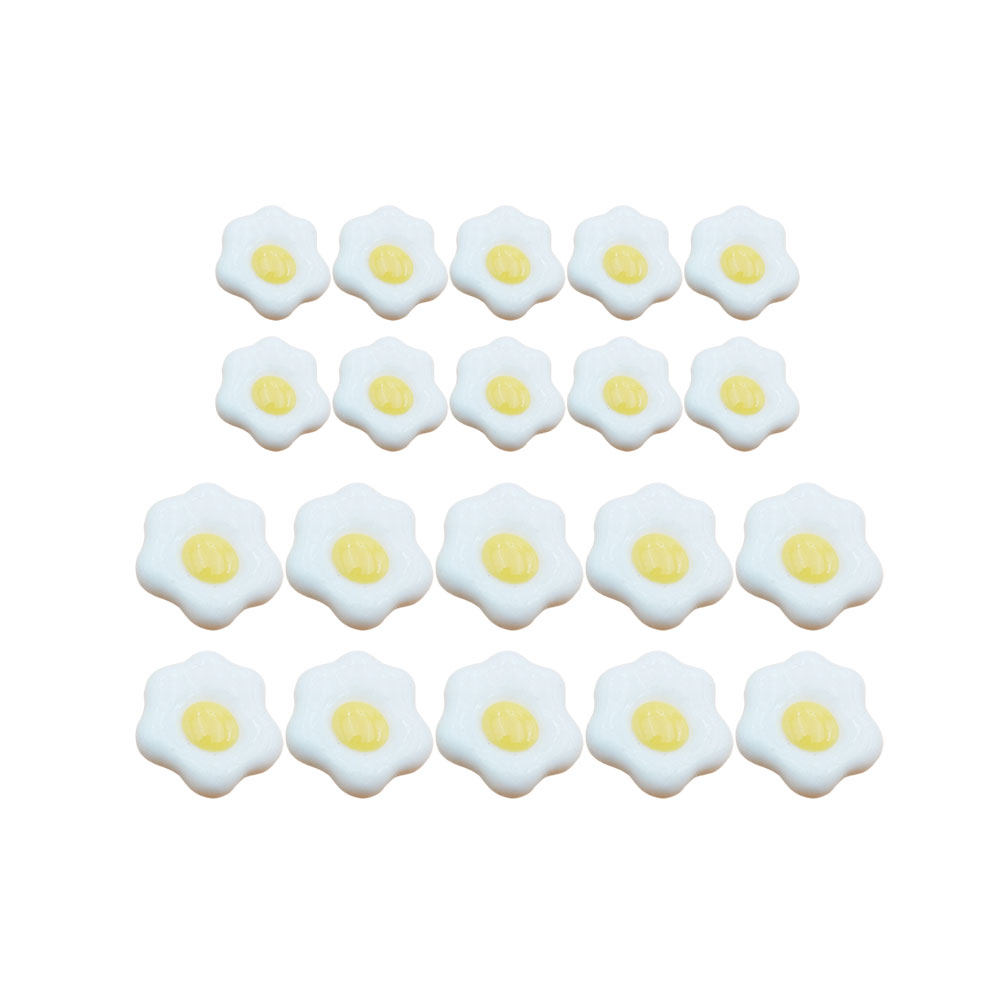 20Pcs Egg Resin DIY Craft Acce - Resin Craft Material ulasan dan harga