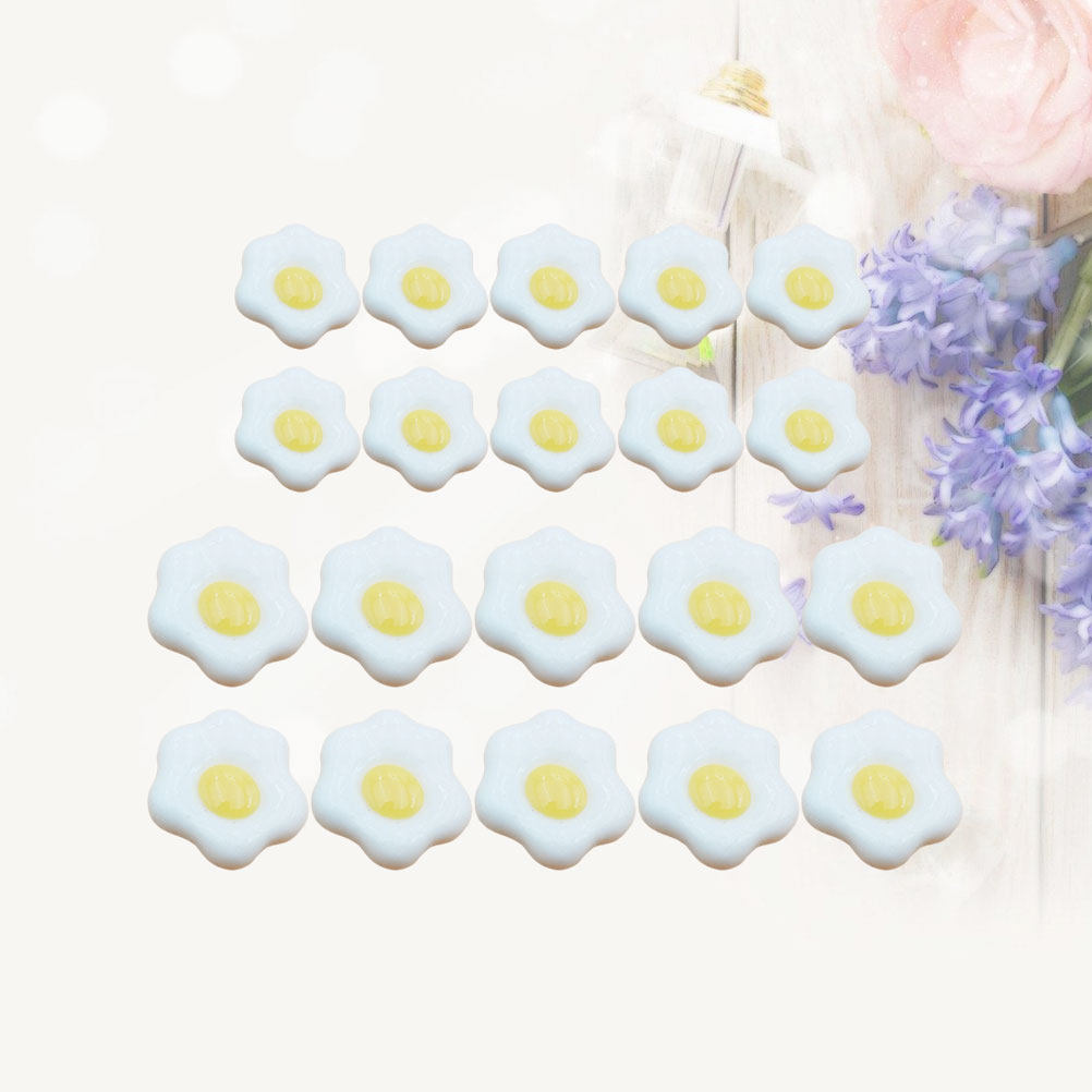 20Pcs Egg Resin DIY Craft Acce - Resin Craft Material ulasan dan harga