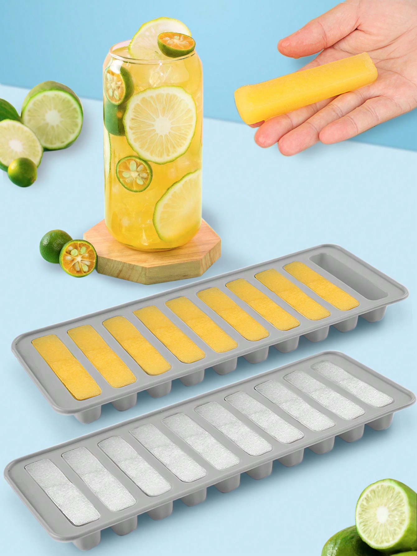 1pc Multi-grid Ice Cube Mold,  - Silicone Mold Tray ulasan dan harga