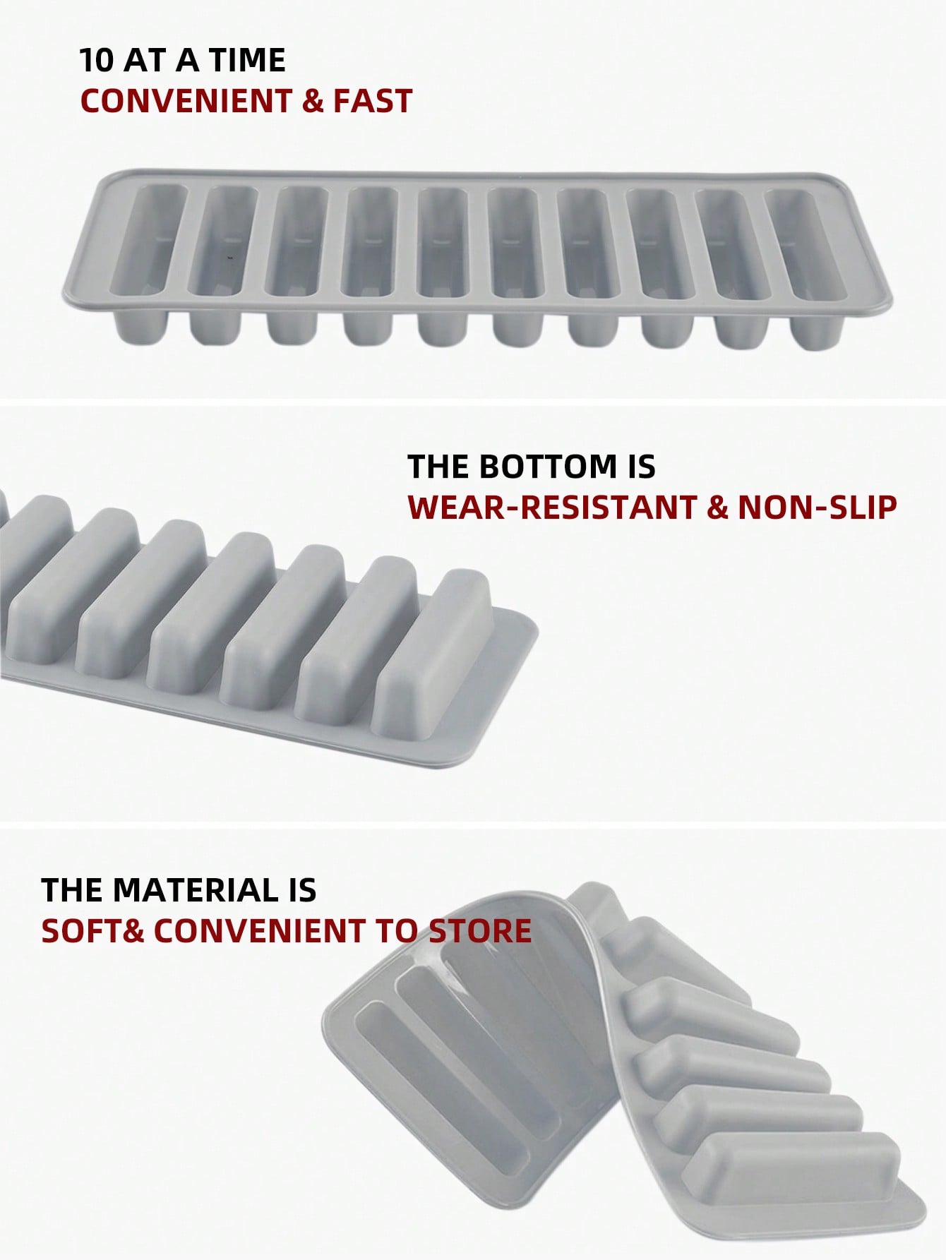 1pc Multi-grid Ice Cube Mold,  - Silicone Mold Tray ulasan dan harga