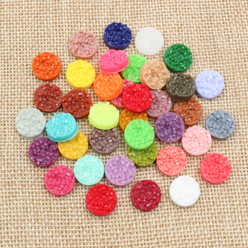 40pcs Resin Druzy Cabochons Do - Resin Craft Projects ulasan dan harga