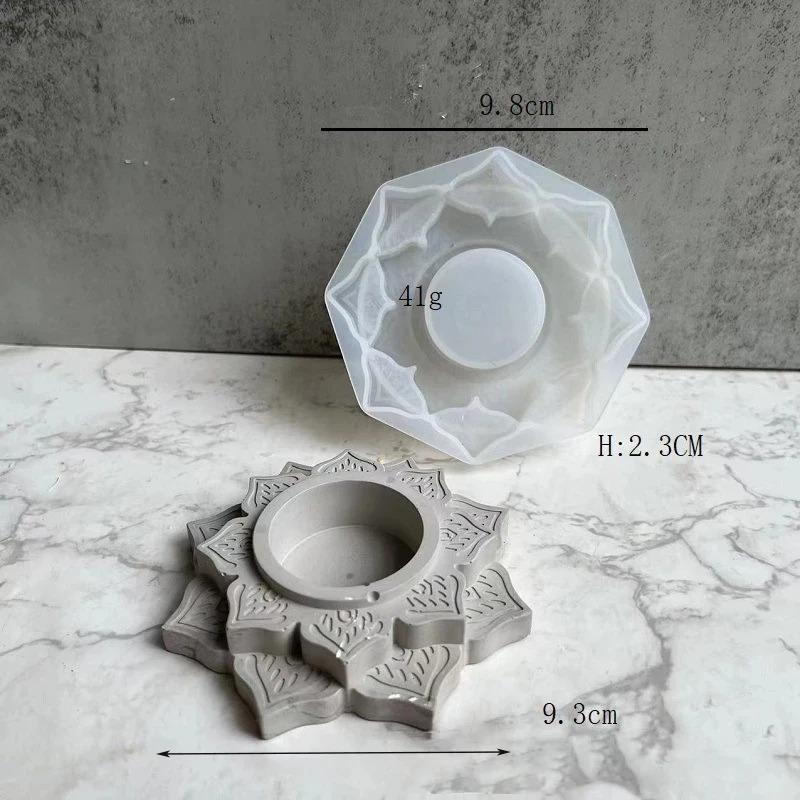 Concrete Candle Jar Silicone M - Serving Tray Mold ulasan dan harga
