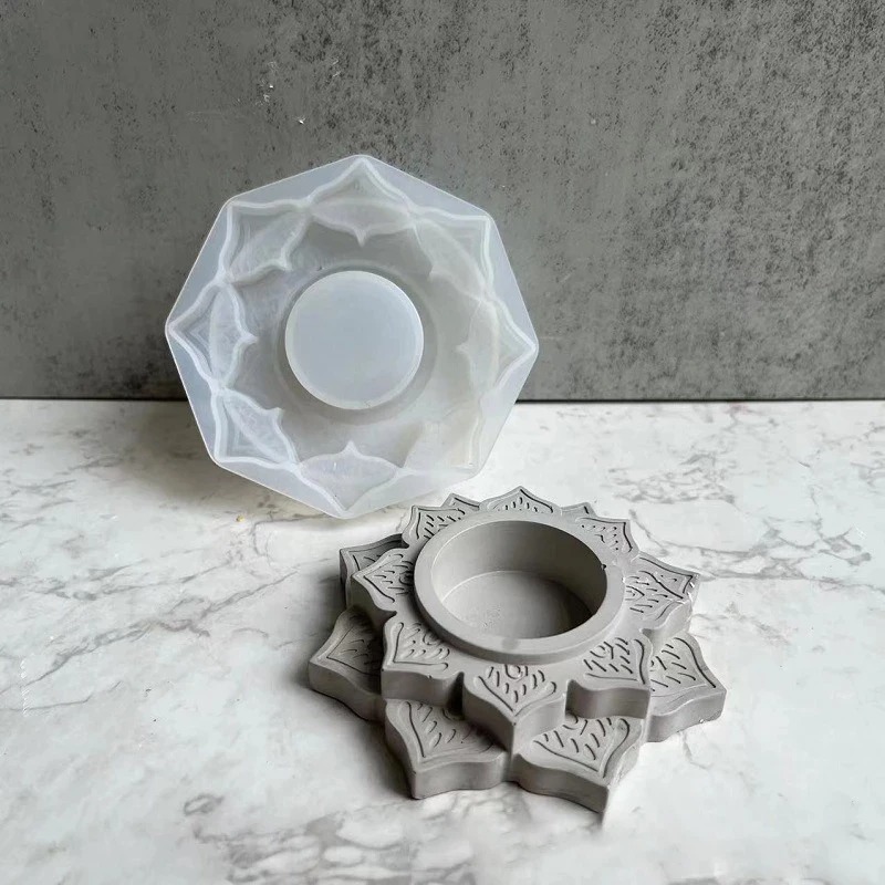 Concrete Candle Jar Silicone M - Serving Tray Mold ulasan dan harga