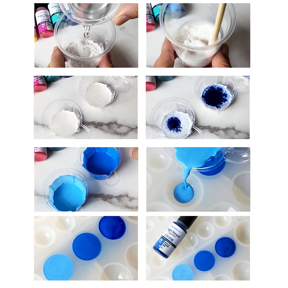 10ml Gypsum Cement Coloring Pl - Resin Pigment Set ulasan dan harga