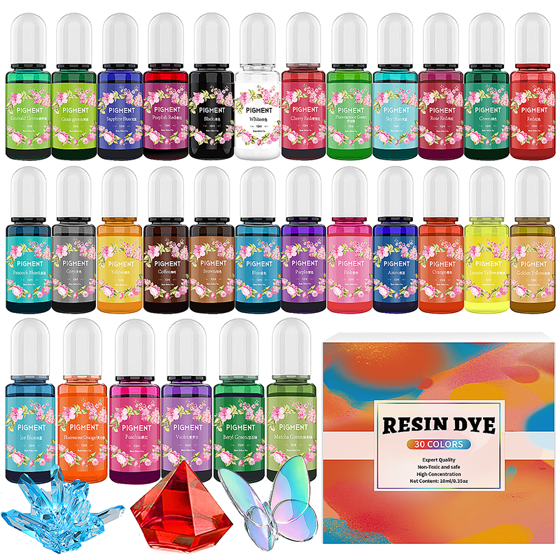 DIY Epoxy Resin Pigment Kit Ca - Resin Pigment Set ulasan dan harga