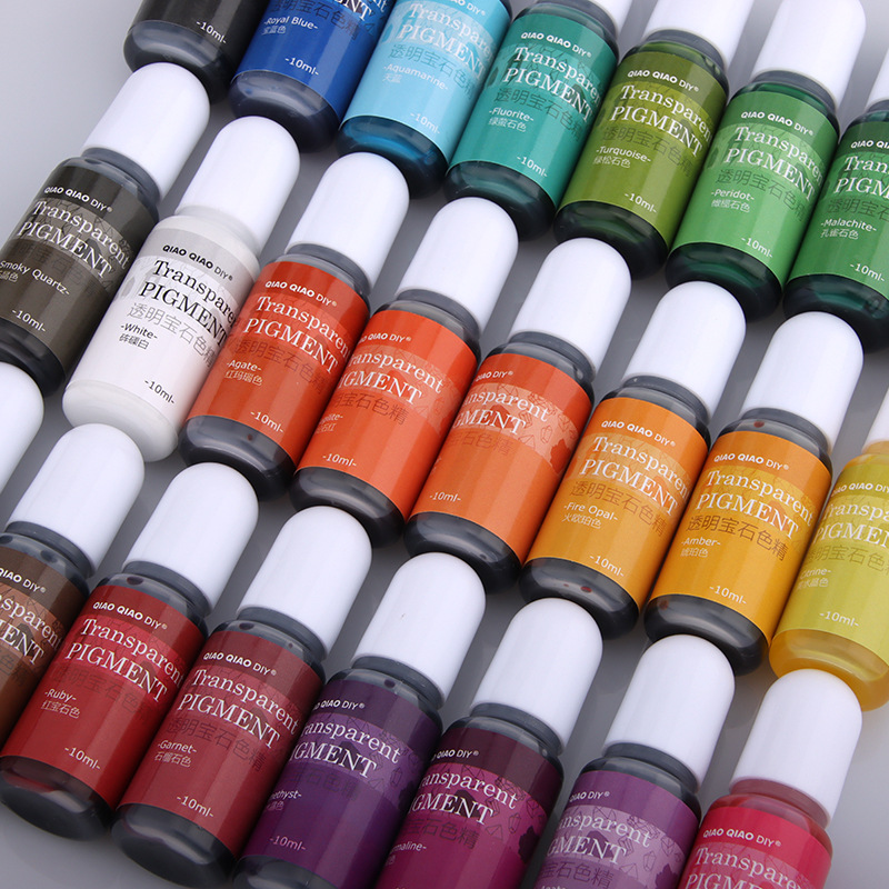 Resin Pigment Transparent Gems - Resin Pigment Set ulasan dan harga