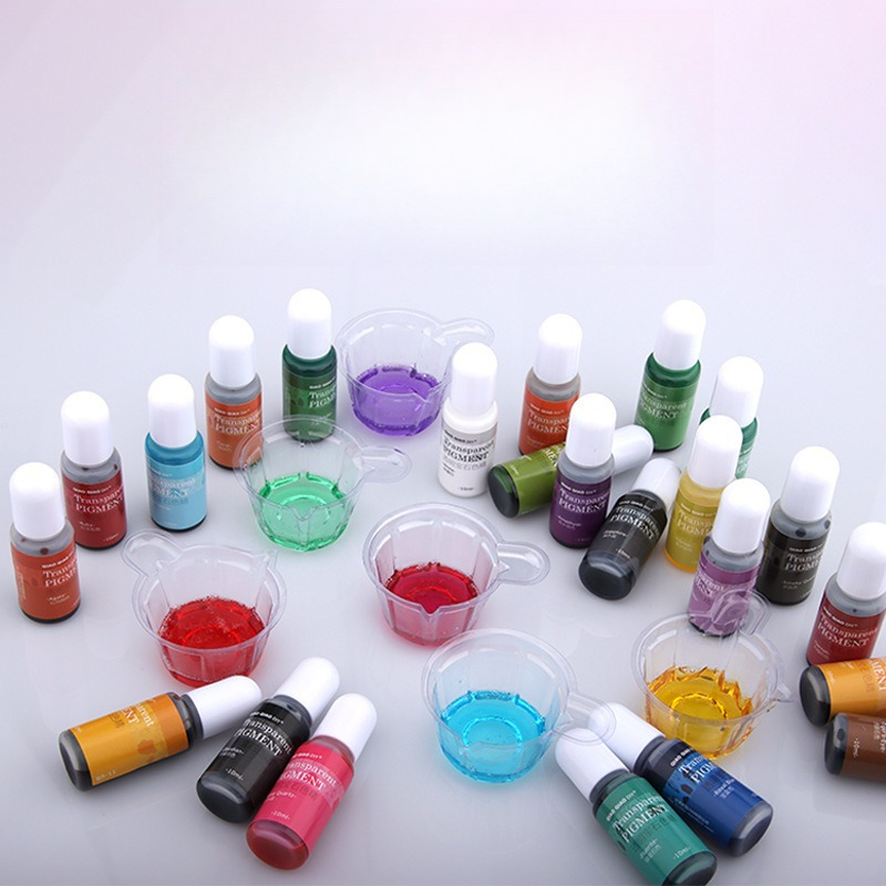 Resin Pigment Transparent Gems - Resin Pigment Set ulasan dan harga
