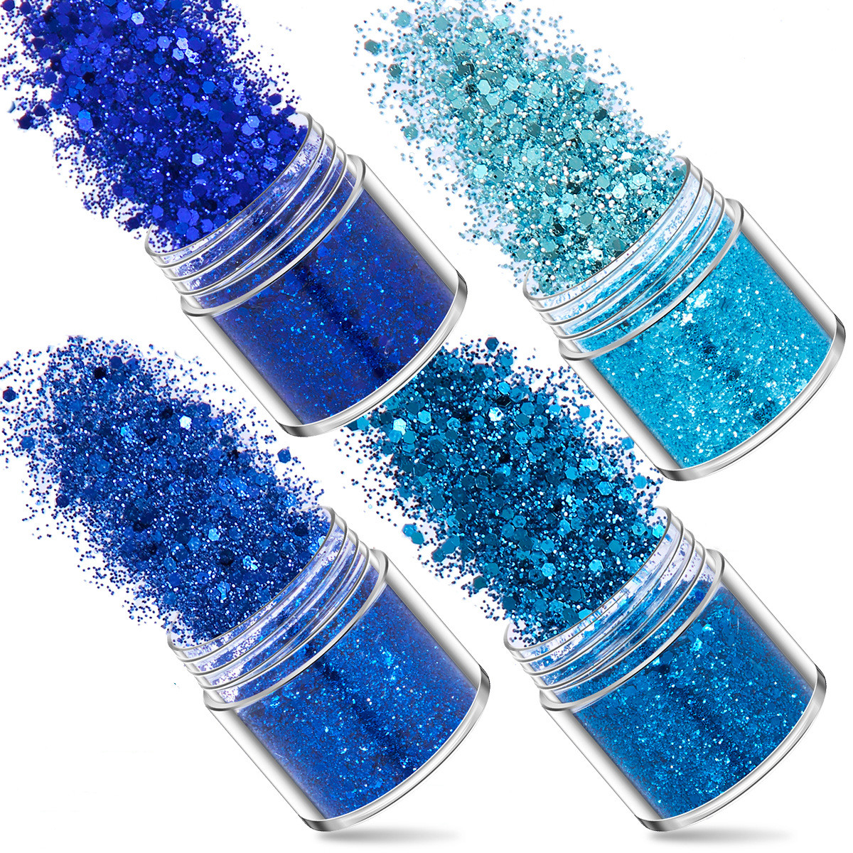 SNASAN 4Pcs Color Superfine Gl - Resin Pigment Set ulasan dan harga