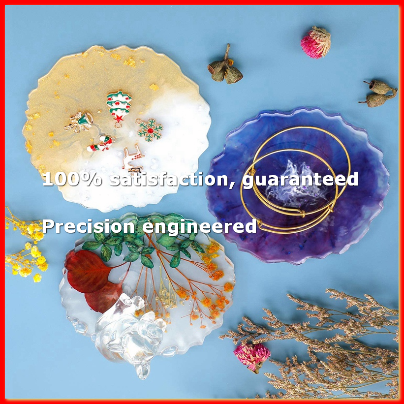 6 Pieces Resin Coaster Mold La - Geode Mold Silicone ulasan dan harga