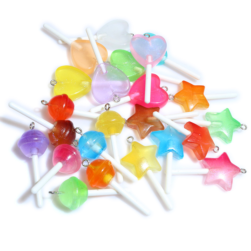 10pcs Resin Pendants Shiny Rou - Resin Craft Projects ulasan dan harga