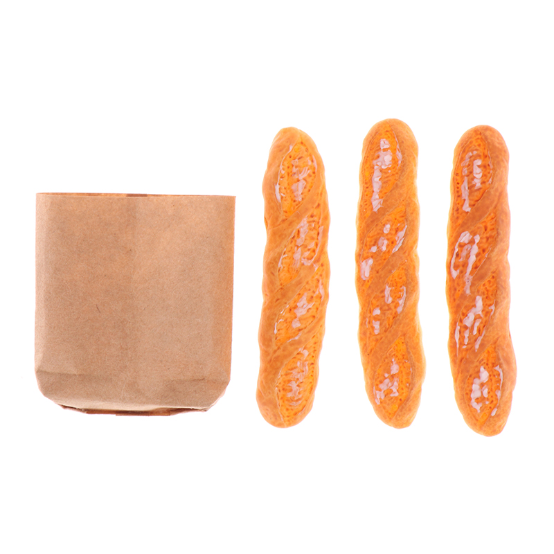 🛒1Set Fake Croissant Mini Food - Resin Crafts ulasan dan harga
