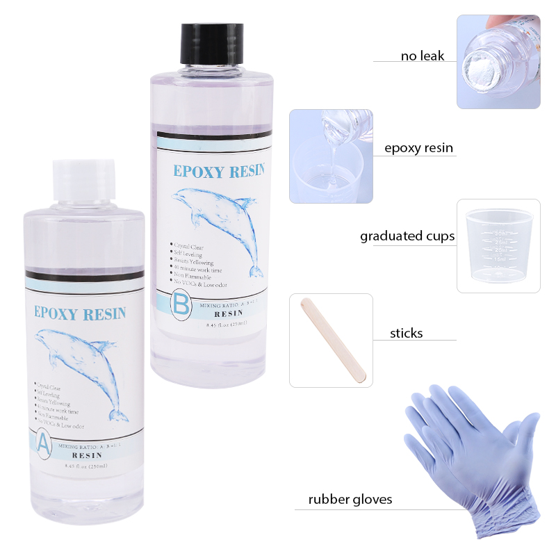 1:1 Clear Epoxy Resin Crystal  - Resin Pigment Set ulasan dan harga