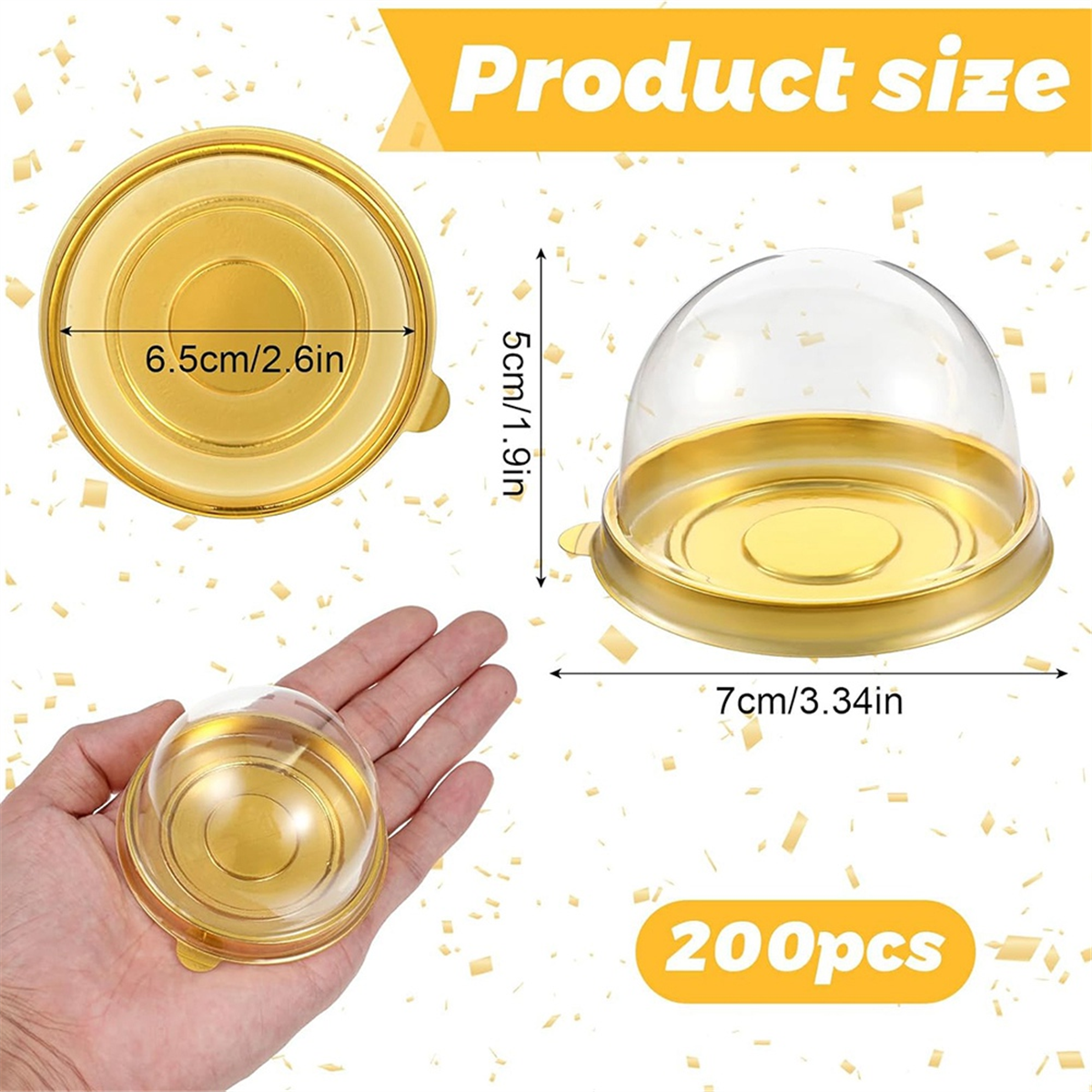 A06K Charcuterie Domes with Li - Dome Mold Clear ulasan dan harga
