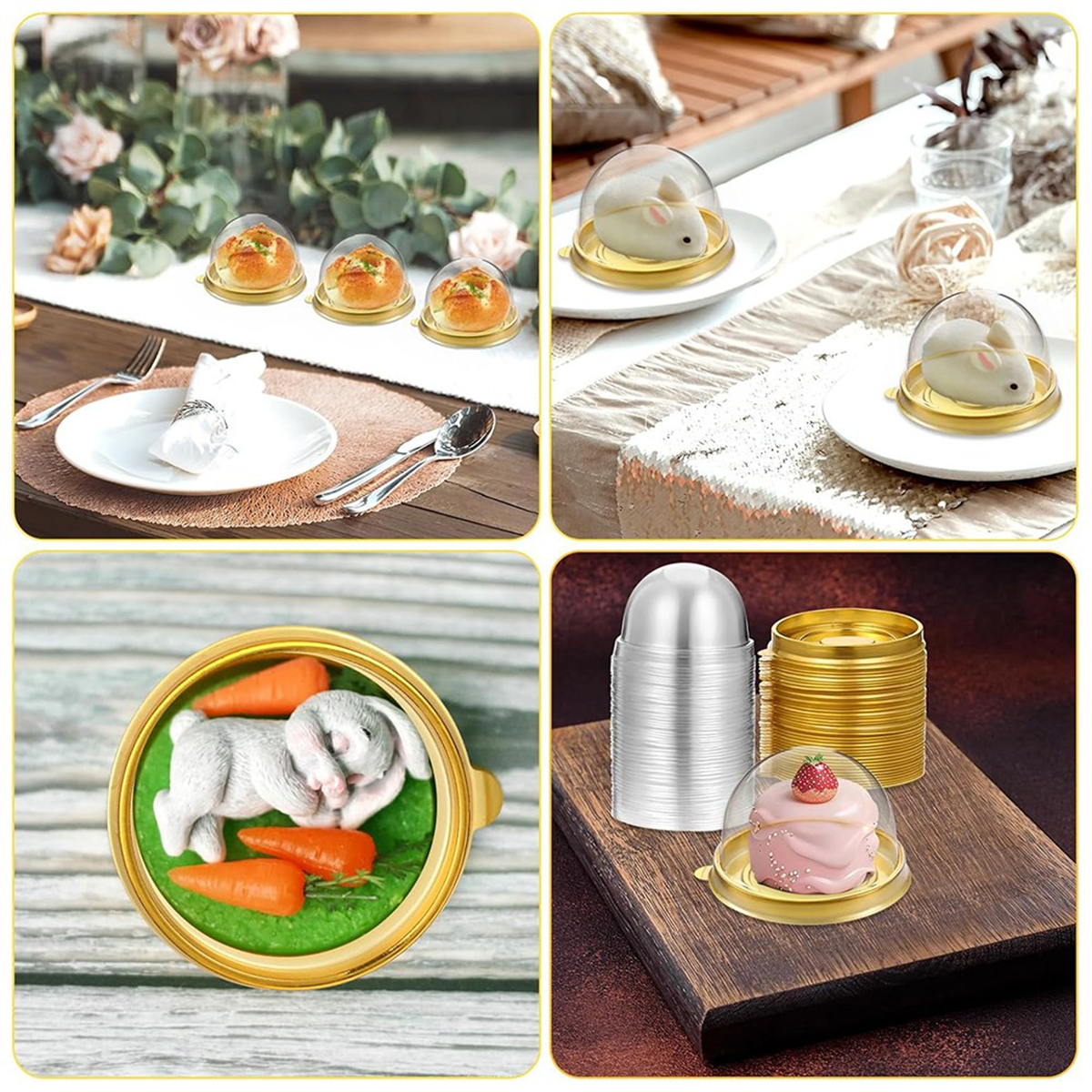 A06K Charcuterie Domes with Li - Dome Mold Clear ulasan dan harga