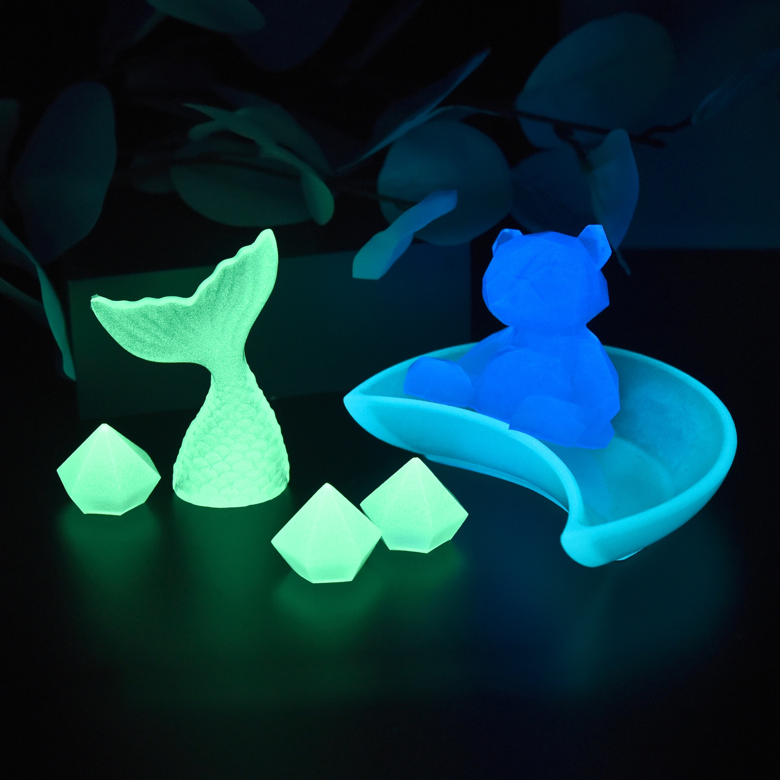 20g Luminous Glitter Powder Ph - Resin Pigment Set ulasan dan harga