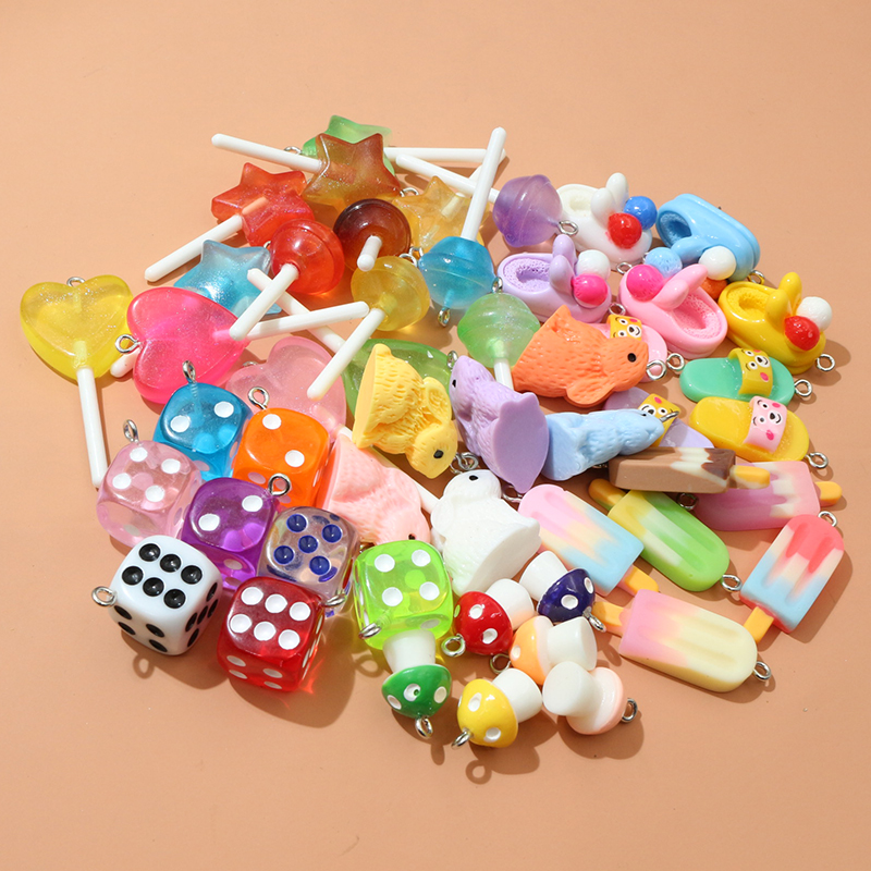 10PCS Resin Pendant Charms Rab - Resin Craft Projects ulasan dan harga