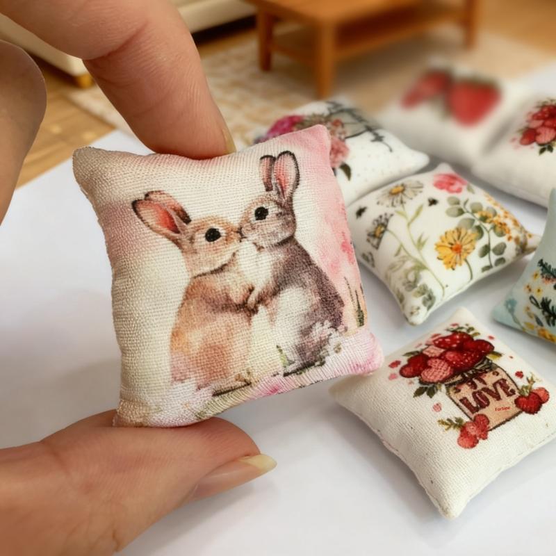 2Pcs Dollhouse Bedroom Sofa Sc - Resin Crafts ulasan dan harga