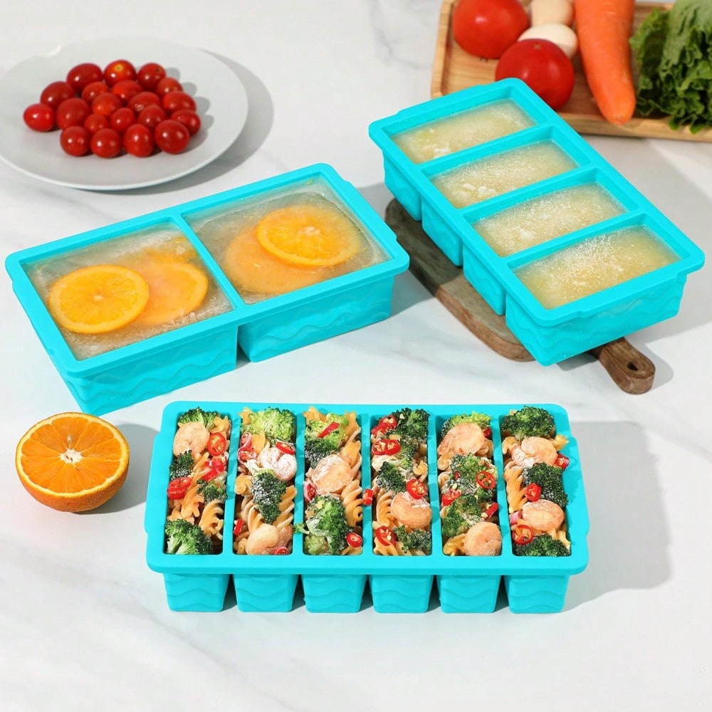 3-Pack Silicone Freezer Trays  - Silicone Mold Tray ulasan dan harga