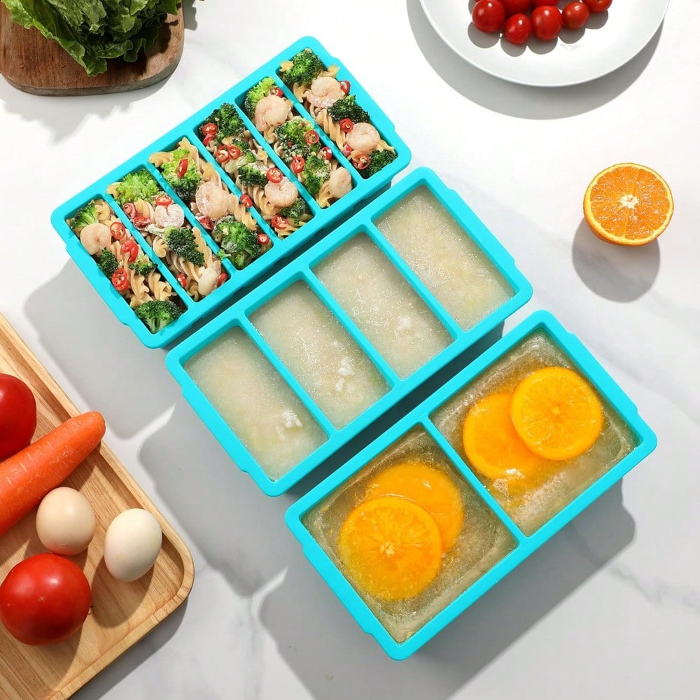 3-Pack Silicone Freezer Trays  - Silicone Mold Tray ulasan dan harga