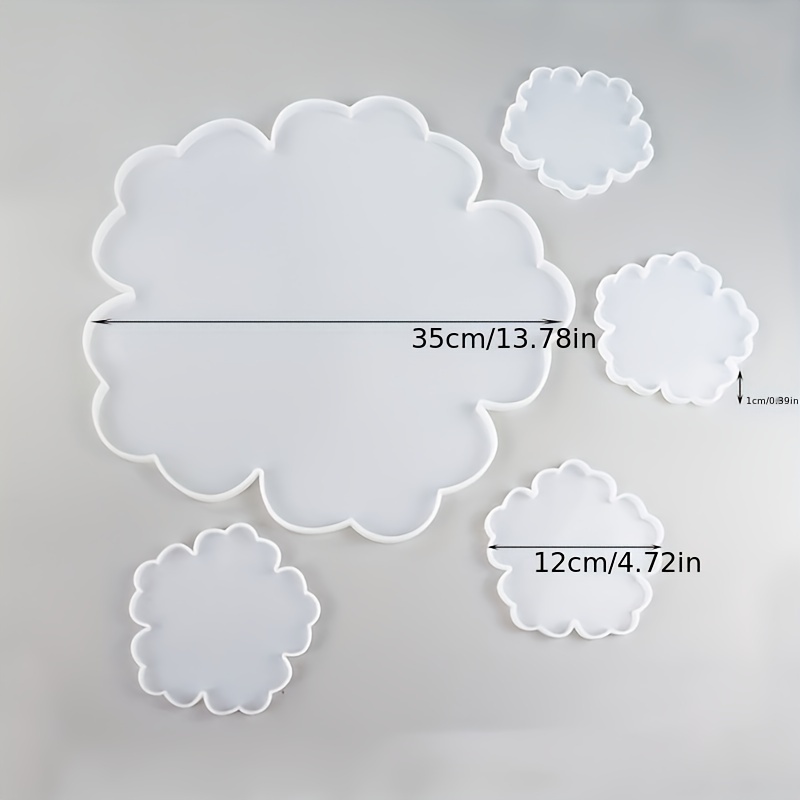 1-piece 13-inch large flower t - Serving Tray Mold ulasan dan harga