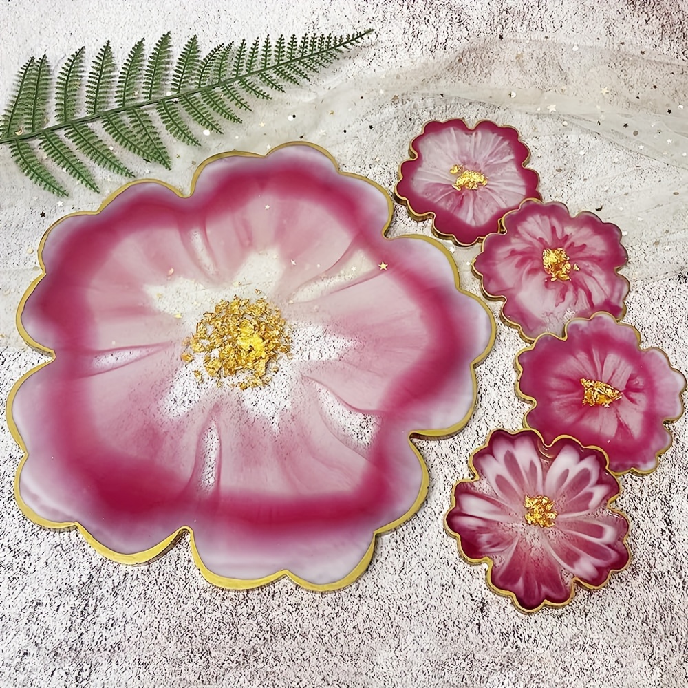 1-piece 13-inch large flower t - Serving Tray Mold ulasan dan harga