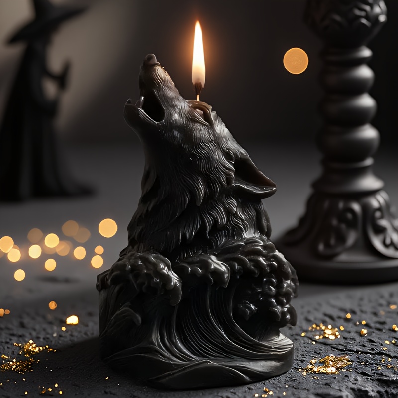 Dramatic Wolf and Ocean Wave C - Resin Ocean Wave Mold ulasan dan harga