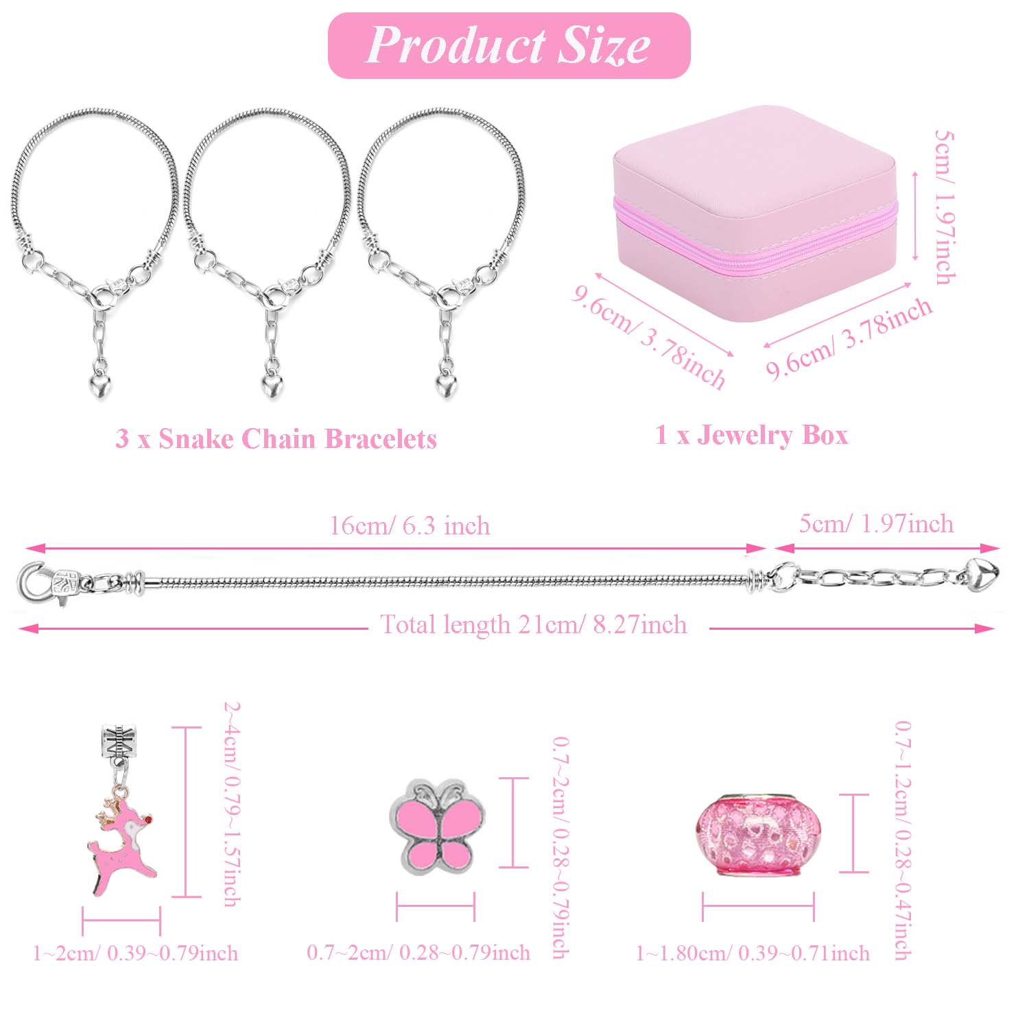 68pcs pink beaded jewelry set, - Resin Craft Projects ulasan dan harga