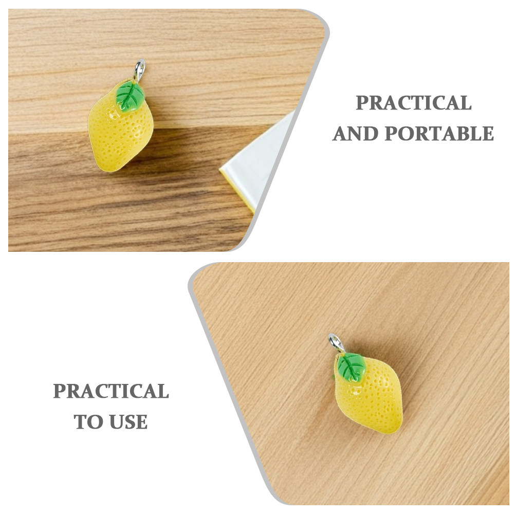 10Pcs Mini Lemon Charms Resin  - Crafting Resin ulasan dan harga