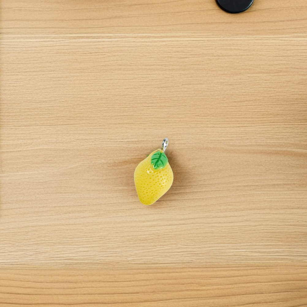 10Pcs Mini Lemon Charms Resin  - Crafting Resin ulasan dan harga