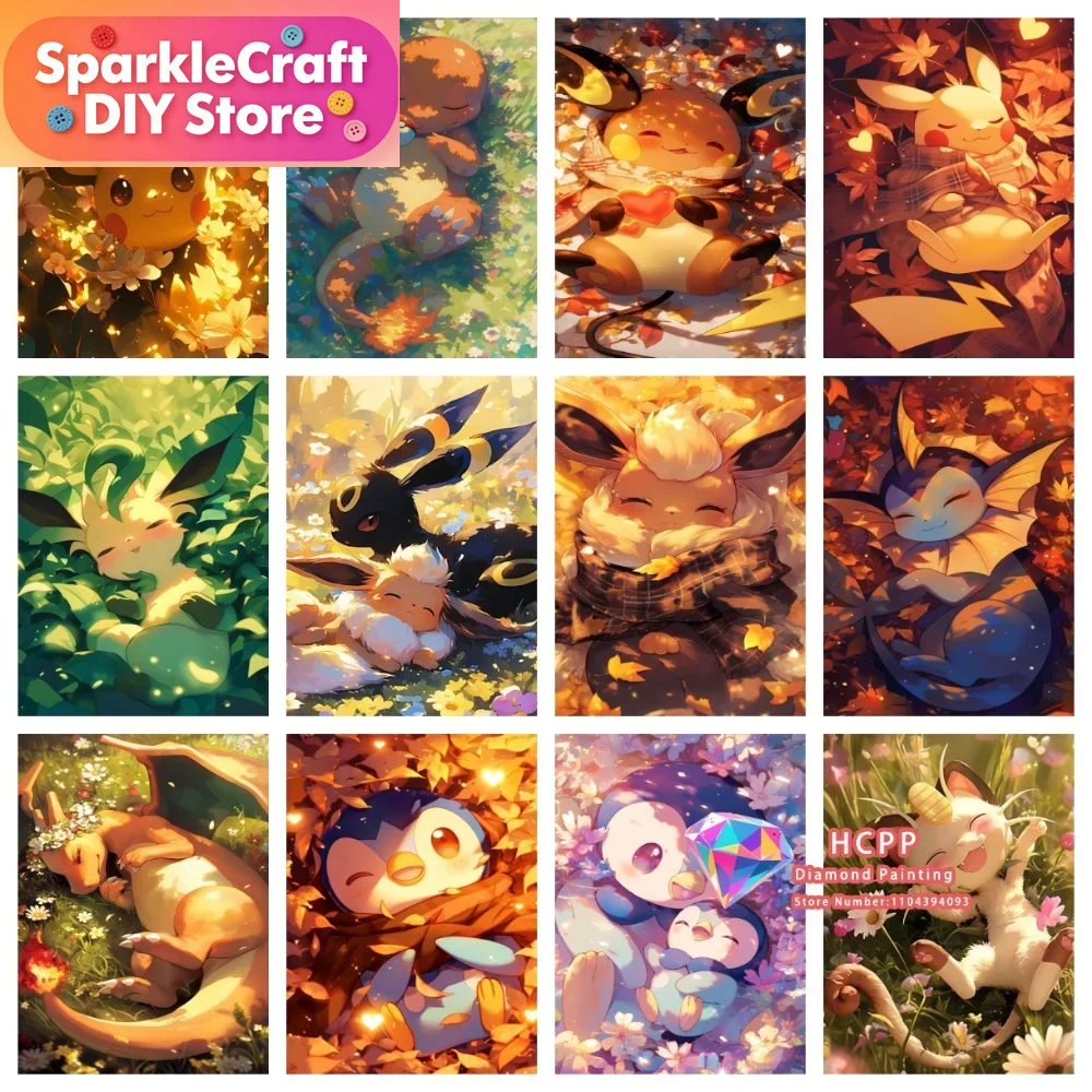1pc frameless Cartoon Pokemon  - Resin Craft Supplies ulasan dan harga