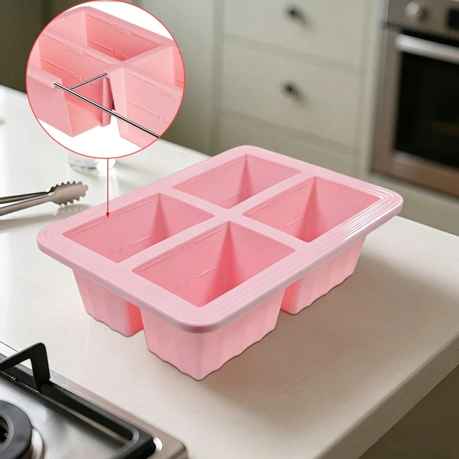Reusable Silicone Soup Freezer - Silicone Mold Tray ulasan dan harga