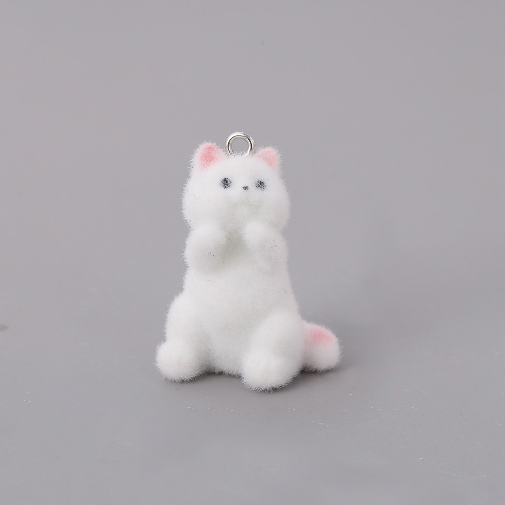 2pcs Flocking Little Cat Resin - Resin Craft Projects ulasan dan harga
